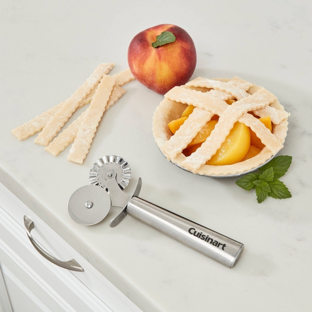 slide 4 of 5, Cuisinart Stainless Steel Dual Head Pastry Wheel - CTG-00-DPW, 1 ct
