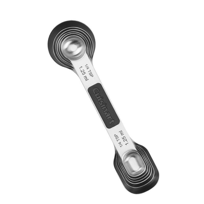 slide 3 of 5, Cuisinart 6pc Stainless Steel Magnetic Measuring Spoon Set: Dishwasher-Safe, Nesting Design, Lifetime Warranty, 6 ct