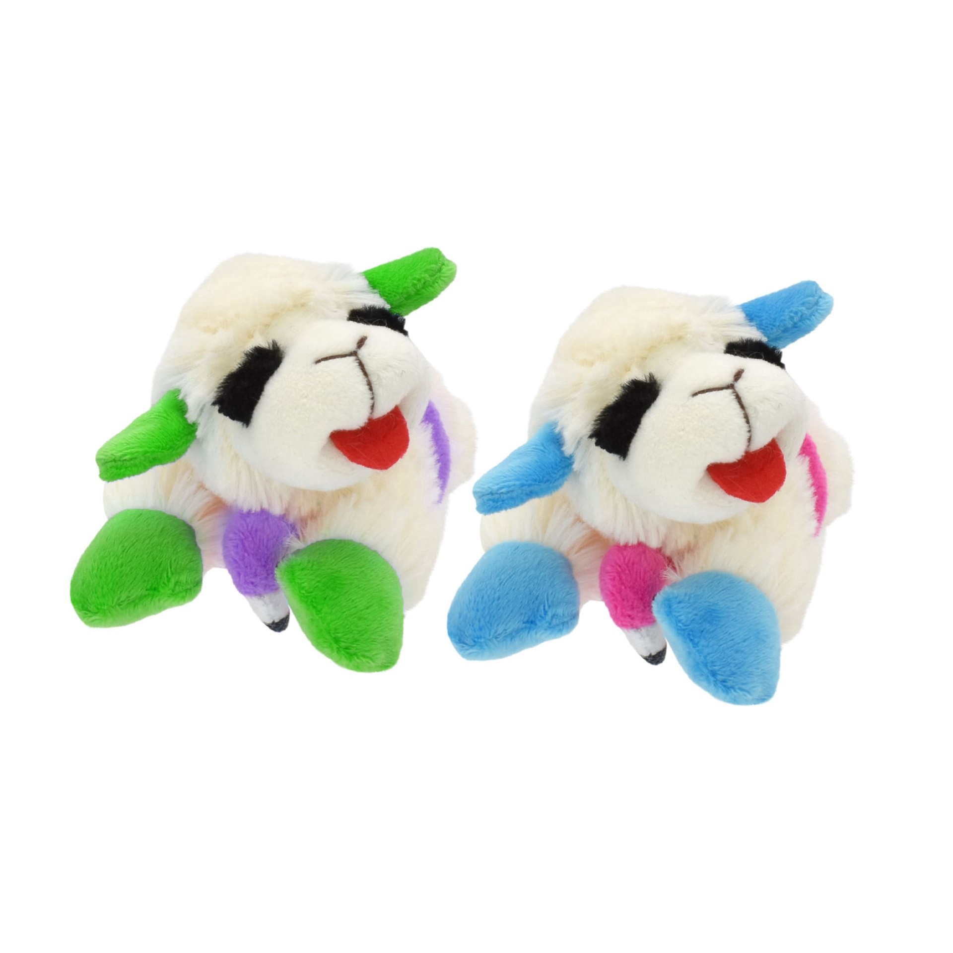 slide 1 of 1, Multipet International Lamb Chop with Flamingo Floatie Assorted Dog Toy, 6" L, Small, SM