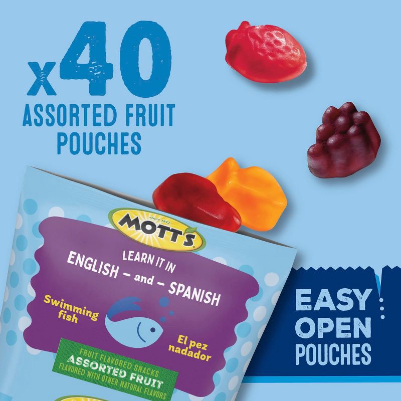 slide 2 of 8, Mott's Assorted Fruit - 40ct, 40 ct