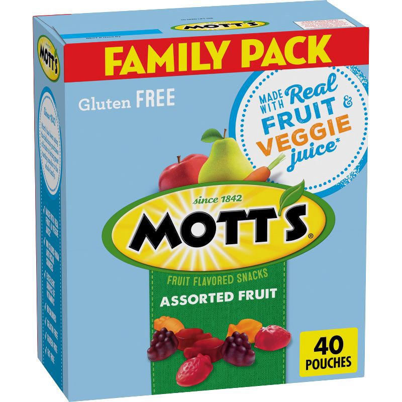 slide 1 of 9, Mott's Assorted Fruit Snacks - 32oz/40ct, 40 ct