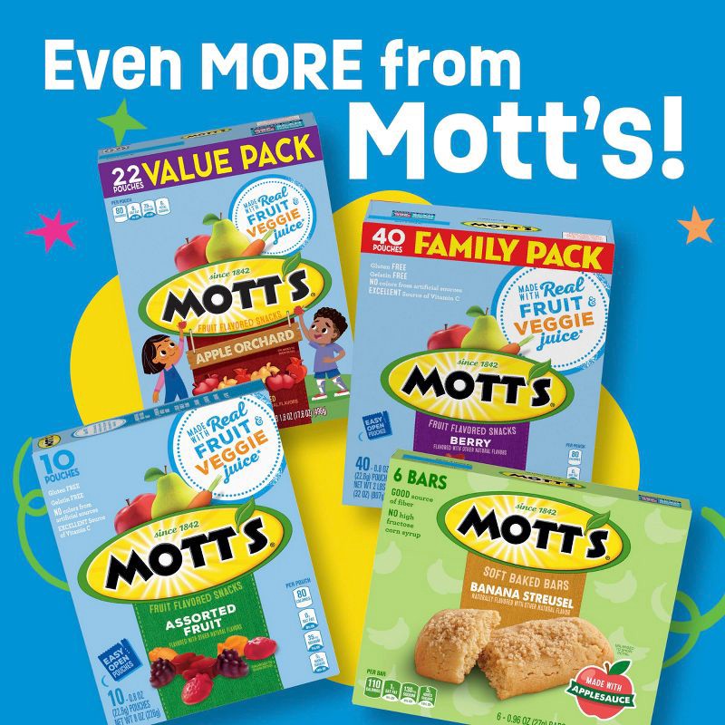 slide 8 of 9, Mott's Assorted Fruit Snacks - 32oz/40ct, 40 ct