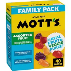 Mott's Assorted Fruit Snacks - 32oz/40ct