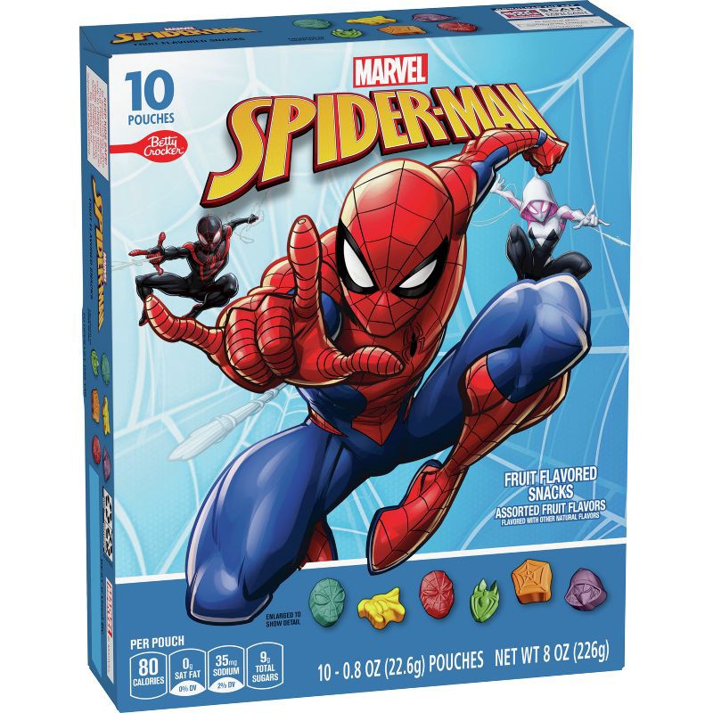 slide 2 of 6, Betty Crocker Marvel Spider-Man Fruit Snacks - 8oz/10ct, 10 ct; 8 oz