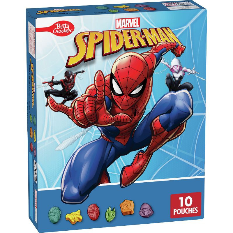 slide 1 of 6, Betty Crocker Marvel Spider-Man Fruit Snacks - 8oz/10ct, 10 ct; 8 oz