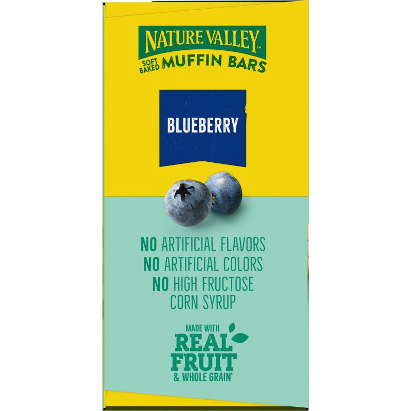 slide 6 of 8, Nature Valley Soft Baked Blueberry Muffin Bars - 10ct/12.4oz, 10 ct, 12.4 oz