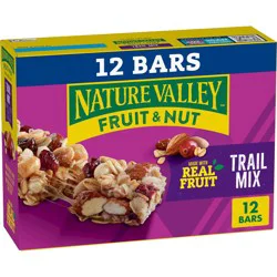 Nature Valley Fruit & Nut Trail Mix Bars - 14.4oz/12ct