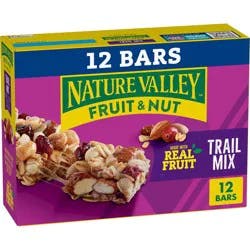 Nature Valley Fruit & Nut Trail Mix Bars - 14.4oz/12ct
