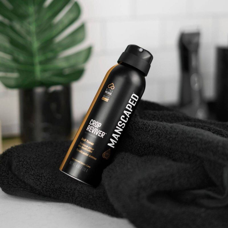 slide 4 of 8, MANSCAPED Crop Reviver Hydrating Men's Body Toner Spray & Cooling Groin Spritz - 4oz, 4 oz