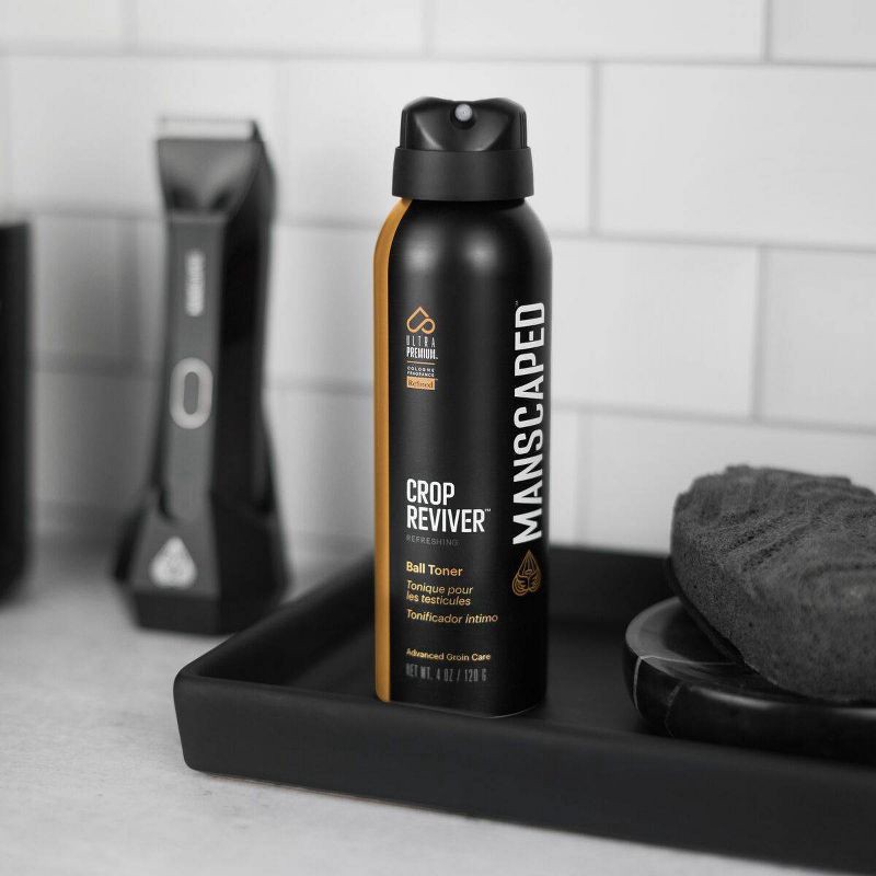 slide 5 of 8, MANSCAPED Crop Reviver Hydrating Men's Body Toner Spray & Cooling Groin Spritz - 4oz, 4 oz