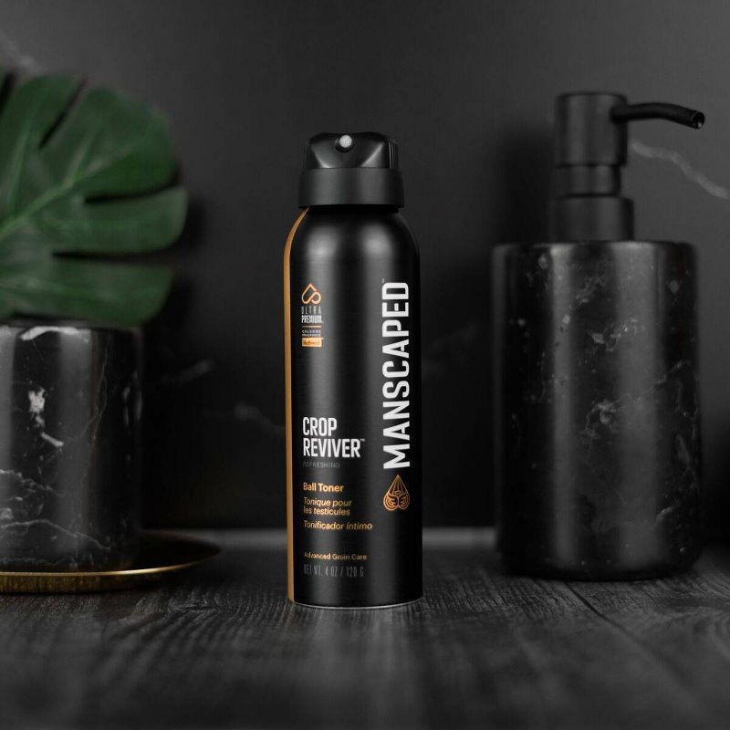 slide 6 of 8, MANSCAPED Crop Reviver Hydrating Men's Body Toner Spray & Cooling Groin Spritz - 4oz, 4 oz