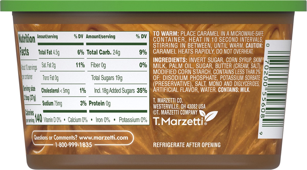 slide 5 of 9, Marzetti Classic Caramel Dip 13.5 oz, 13 oz