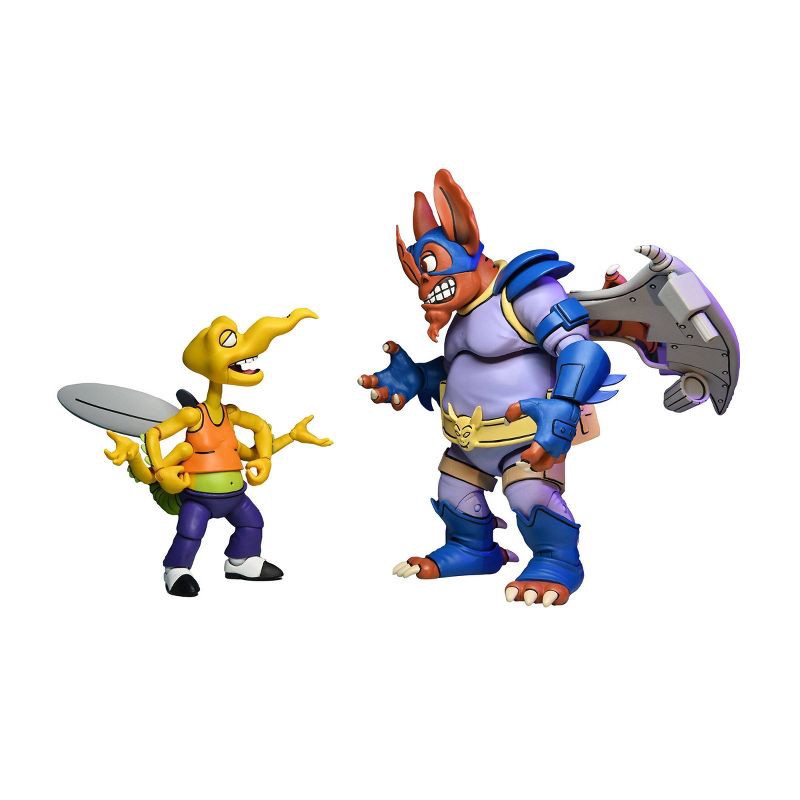 slide 7 of 8, Teenage Mutant Ninja Turtles (Cartoon) - Wingnut and Screwloose 7" Action Figure - 2pk, 2 ct