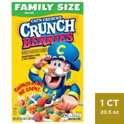 Cap'n Crunch Berries Family Size Cereal - 20.5oz