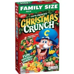 Cap'n Crunch Christmas Crunch Family Size Breakfast Cereal - 20.5oz