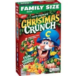 Cap'n Crunch Christmas Crunch Family Size Breakfast Cereal - 20.5oz