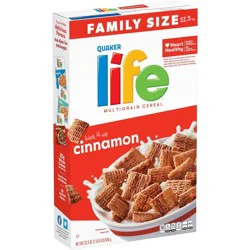 Quaker Life Cinnamon Family Size Cereal - 22.3oz