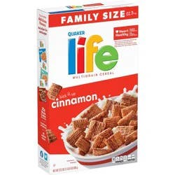 Quaker Life Cinnamon Family Size Cereal - 22.3oz