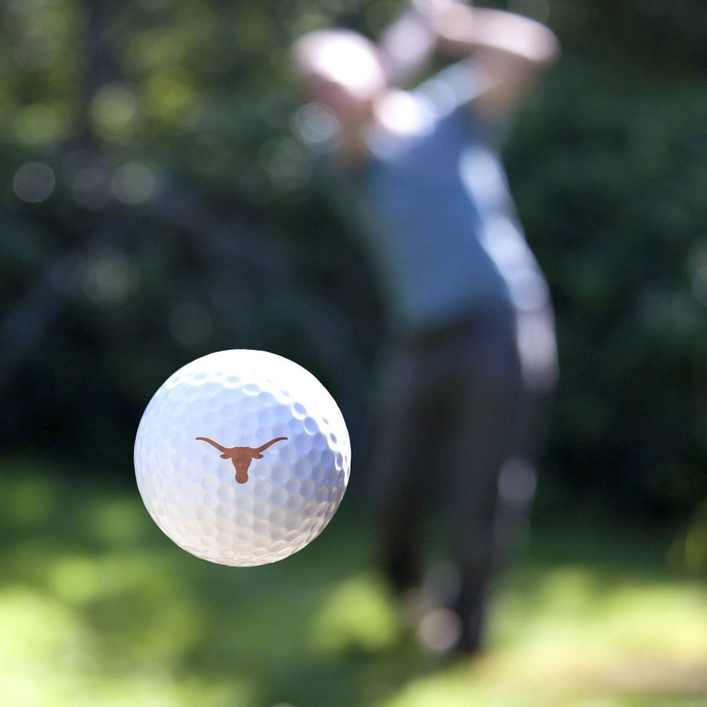 slide 2 of 3, NCAA Texas Longhorns Golf Balls, 3 ct