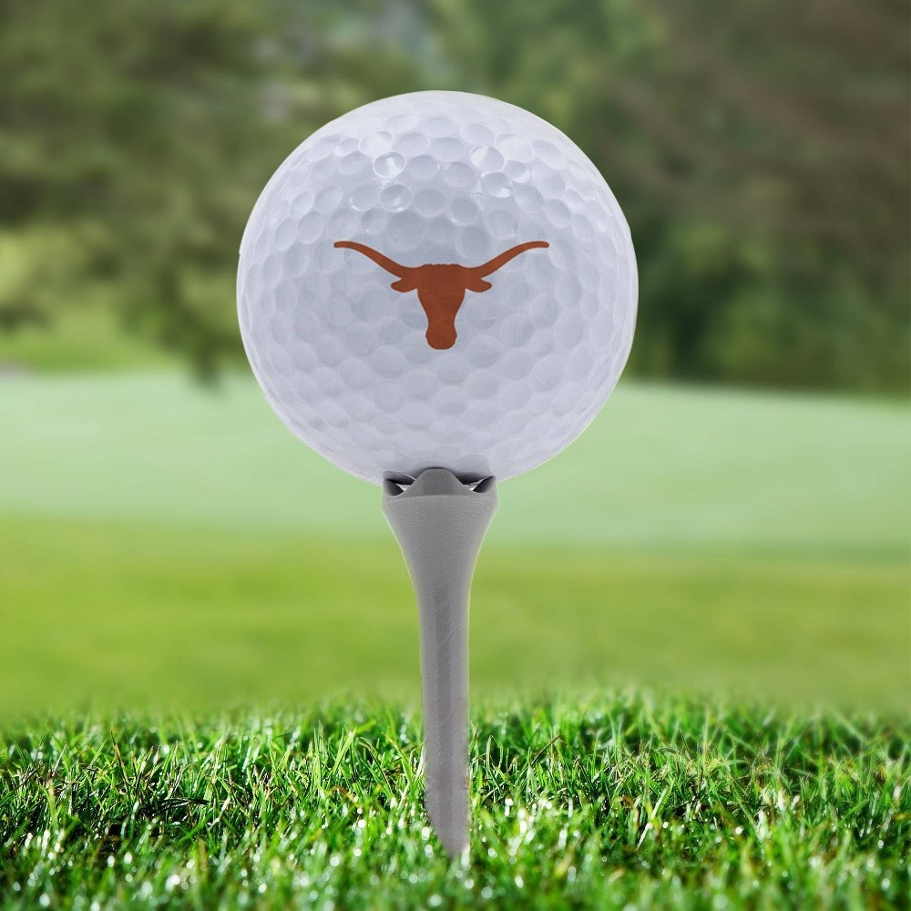 slide 3 of 3, NCAA Texas Longhorns Golf Balls, 3 ct