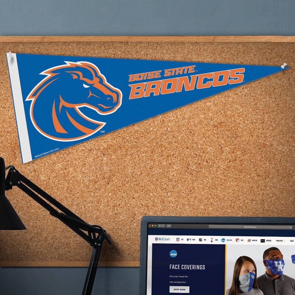 slide 2 of 3, NCAA Boise State Broncos 30" Premium Pennant, 1 ct