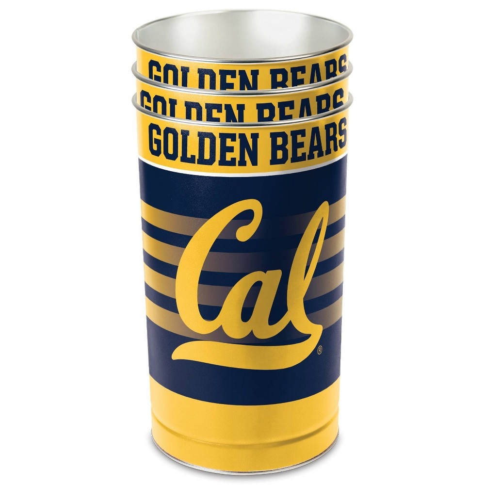 slide 3 of 3, NCAA Cal Golden Bears Tin Trash Can, 1 ct