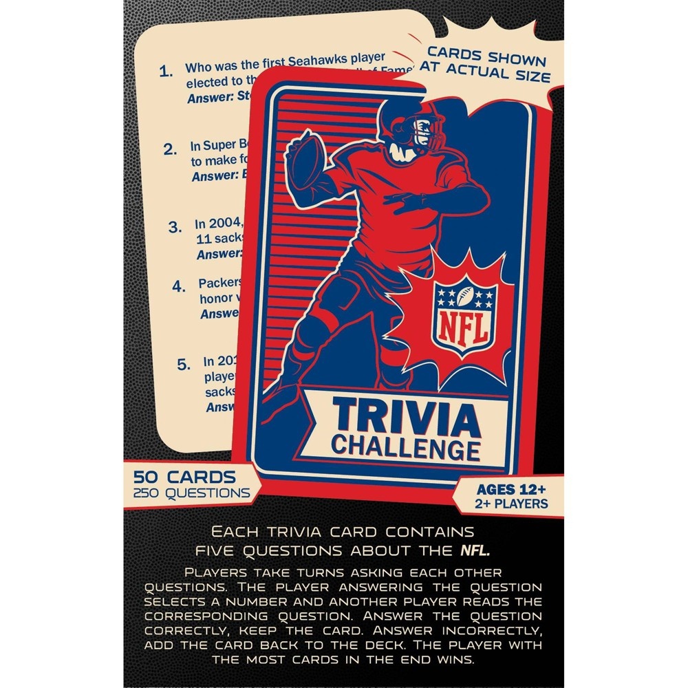 slide 3 of 4, NFL Trivia Challenge Board Game, 1 ct