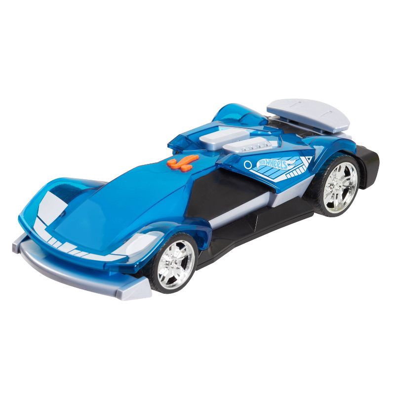 slide 2 of 5, Hot Wheels Color Crashers Cyber Speeder Motorized Toy Vehicle, 1 ct