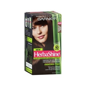 slide 1 of 1, Garnier Herbashine Color Creme With Bamboo Extract Medium Gold Mahogany Brown 535, 1 ct