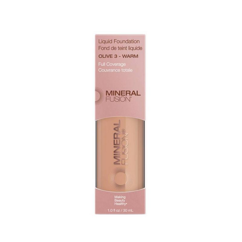 slide 3 of 3, Mineral Fusion Age-Defying Liquid Foundation - Warm - 1.0 fl oz, 1 fl oz
