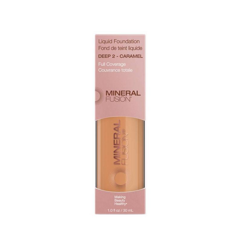 slide 2 of 3, Mineral Fusion Age-Defying Liquid Foundation - Caramel - 1.0 fl oz, 1 fl oz