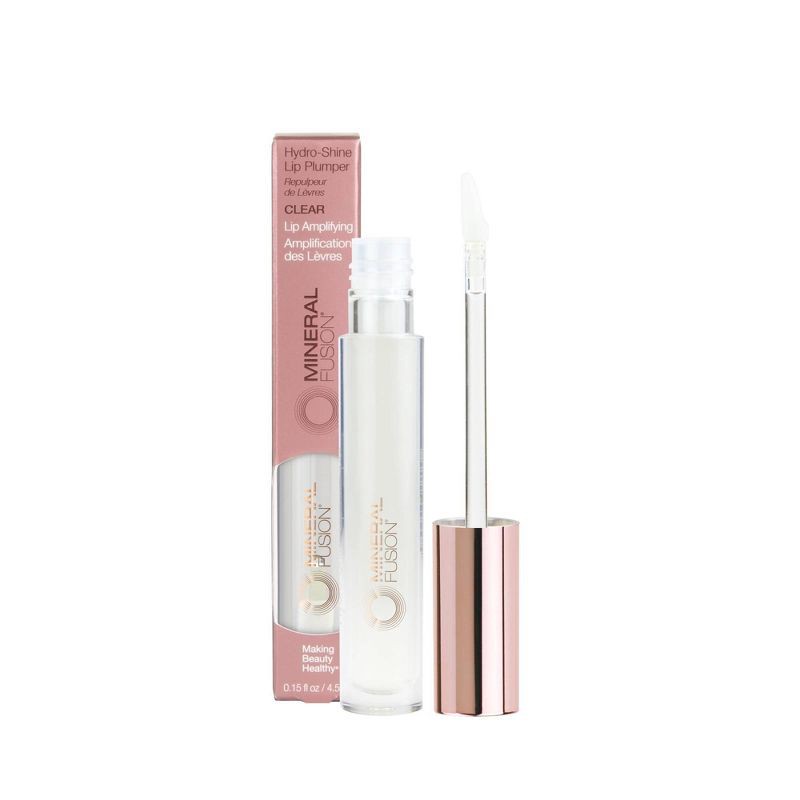 slide 4 of 8, Mineral Fusion Plumping Hydro-Shine Lip Gloss - 0.15 fl oz, 0.15 fl oz
