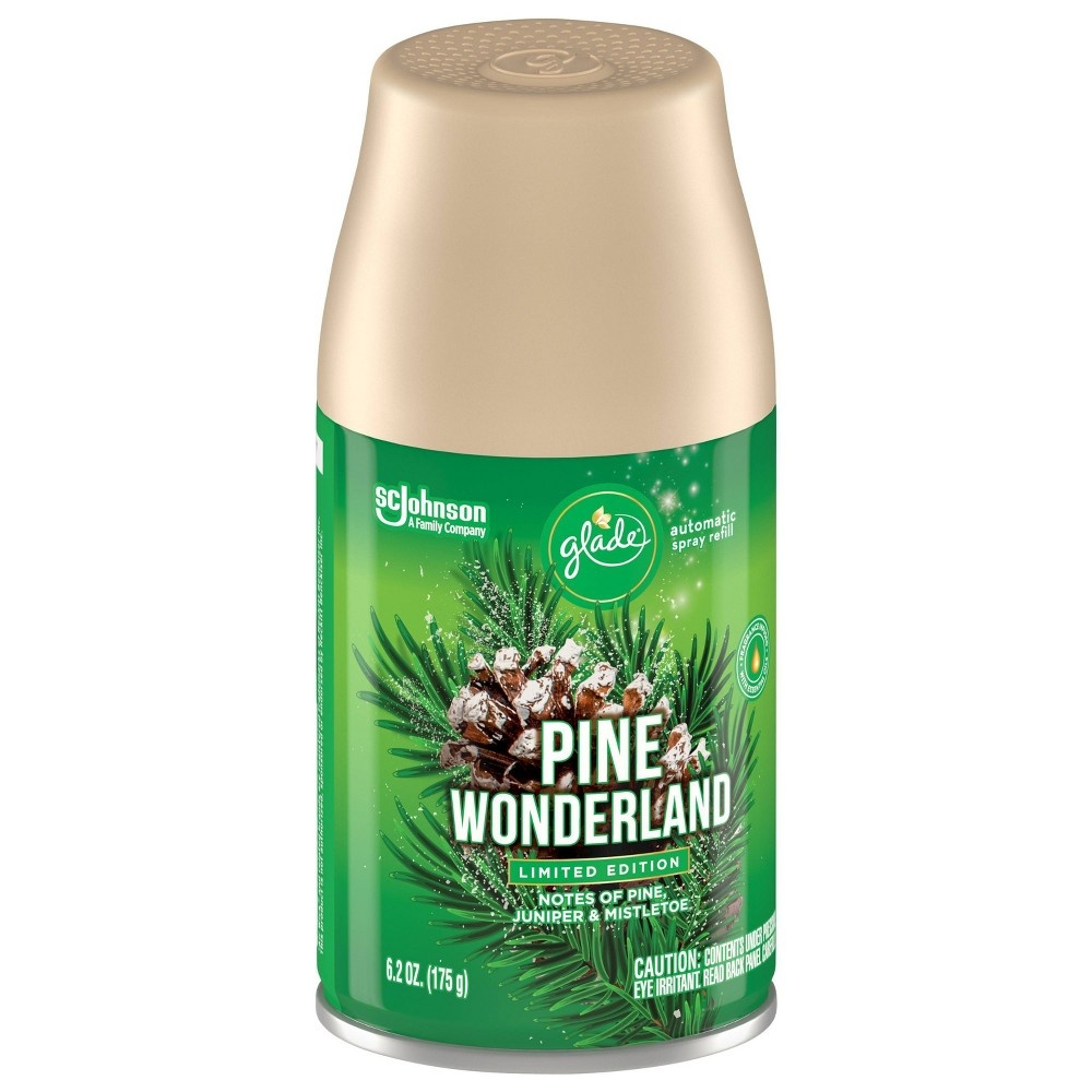 slide 7 of 7, Glade Automatic Spray Pine Wonderland Air Freshener Refills, 6.2 oz