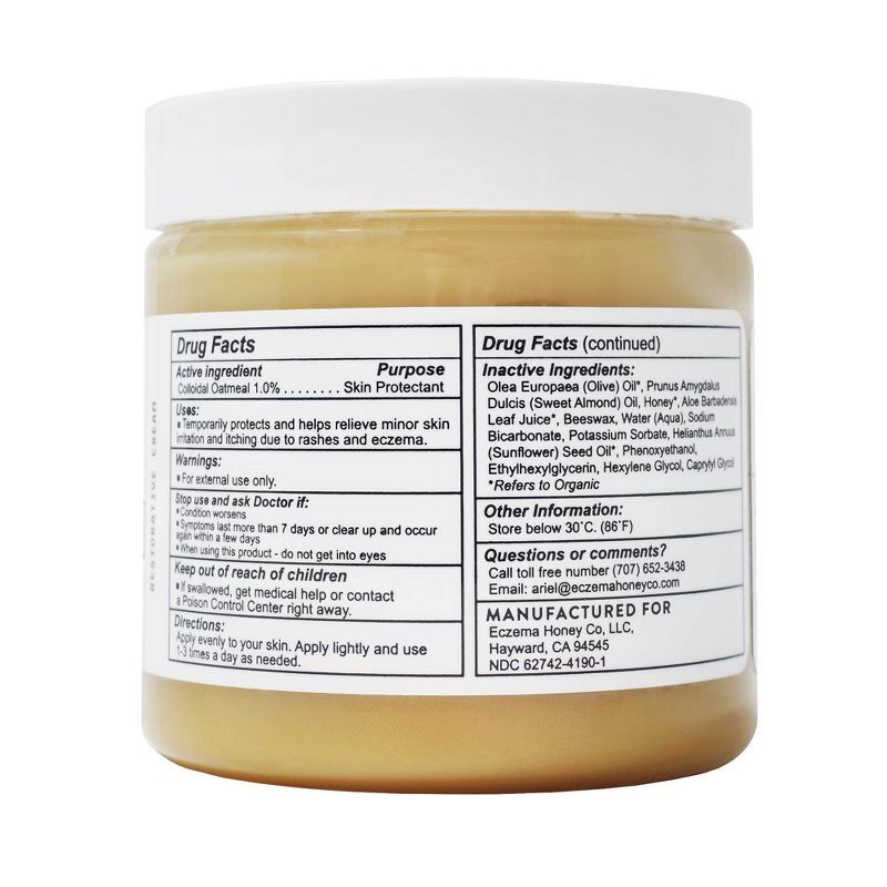 slide 2 of 7, Eczema Honey Original Soothing Cream - 4oz, 4 oz