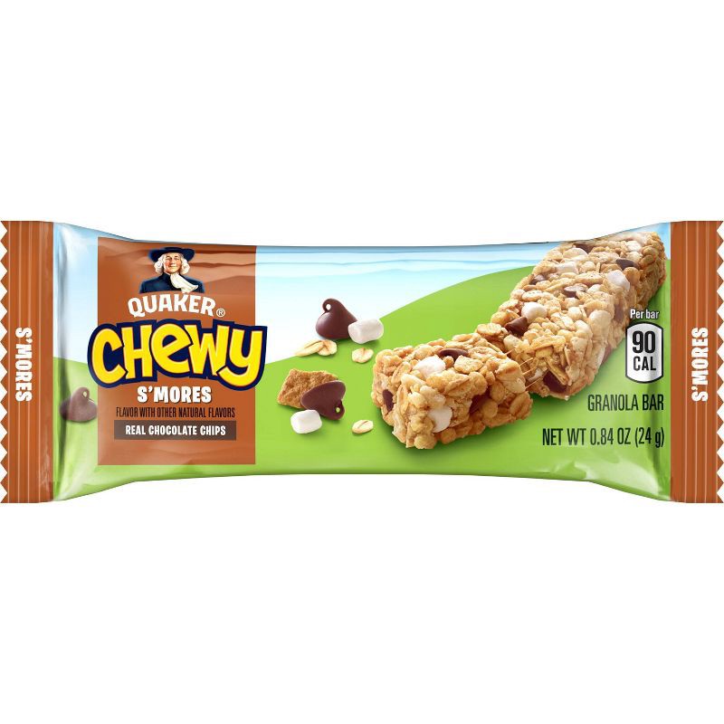 slide 2 of 8, Quaker Chewy S'mores Granola Snack Bars - 15.2oz/18ct, 15.2 oz, 18 ct