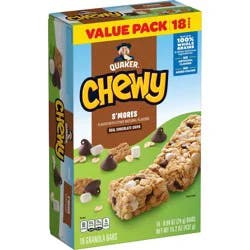 Quaker Chewy S'mores Granola Snack Bars - 15.2oz/18ct