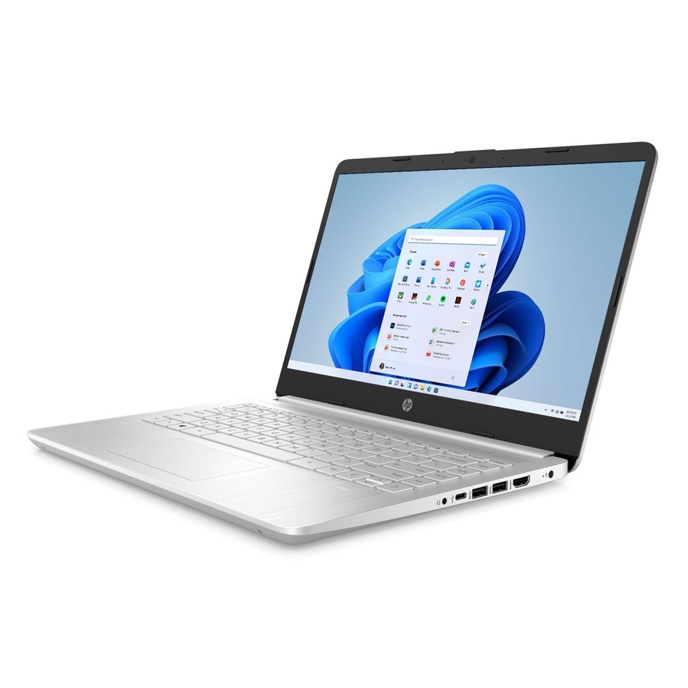 slide 2 of 8, HP Inc. HP 14" Laptop with Windows Home in S mode - Intel Core i3 11th Gen Processor - 4GB RAM Memory - 128GB SSD Storage - Silver (14-dq2031tg), 1 ct