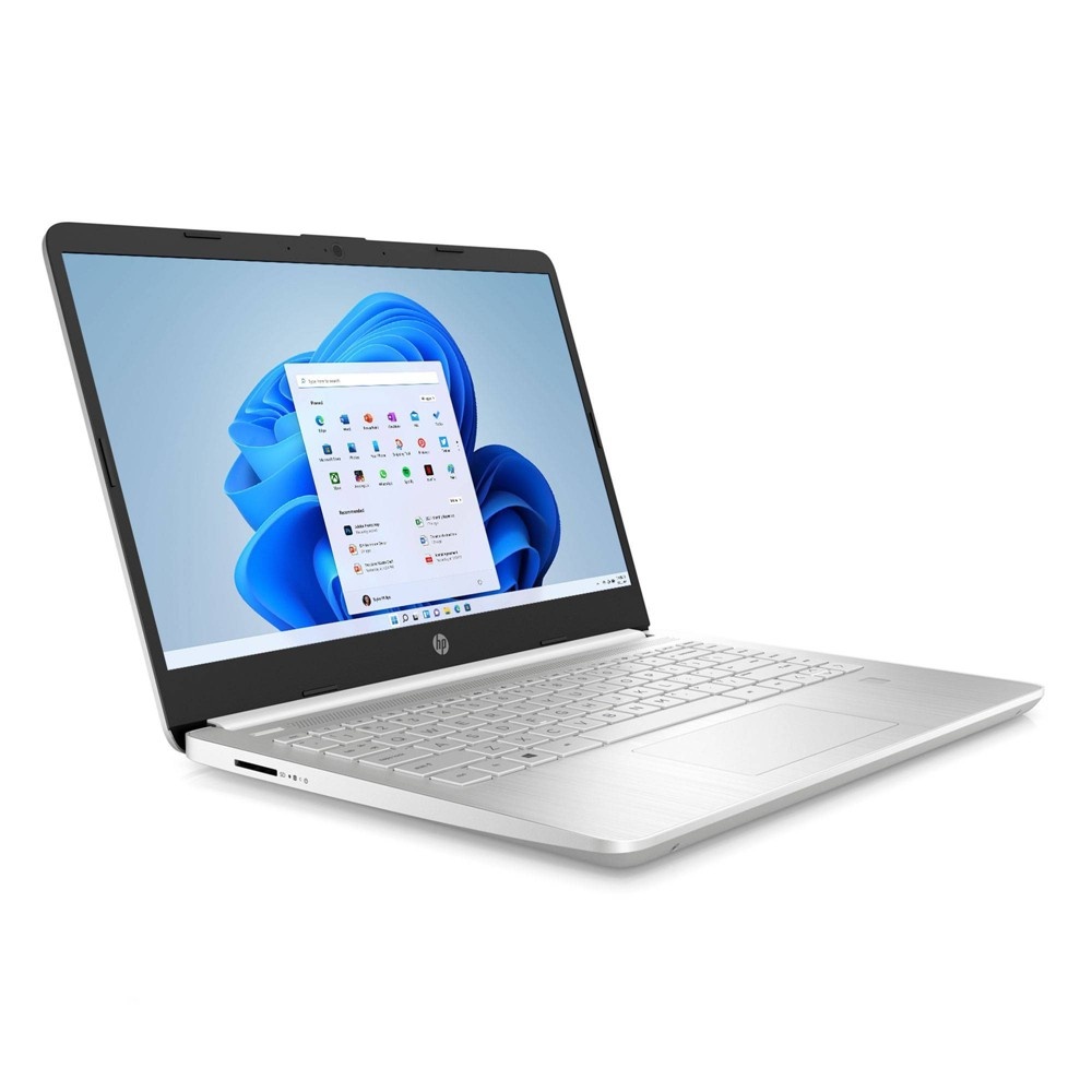 slide 4 of 8, HP Inc. HP 14" Laptop with Windows Home in S mode - Intel Core i3 11th Gen Processor - 4GB RAM Memory - 128GB SSD Storage - Silver (14-dq2031tg), 1 ct