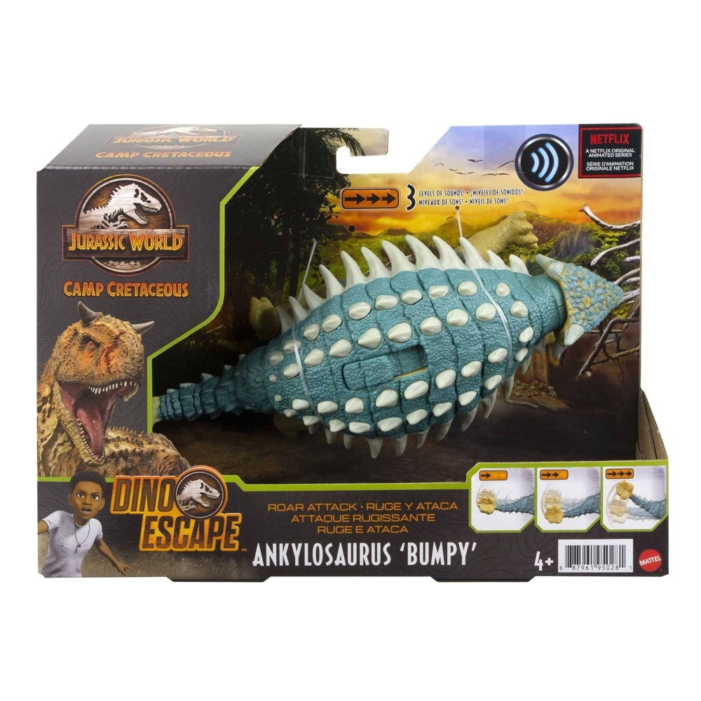 slide 6 of 6, ​Jurassic World: Camp Cretaceous Roar Attack Ankylosaurus Bumpy Figure, 1 ct