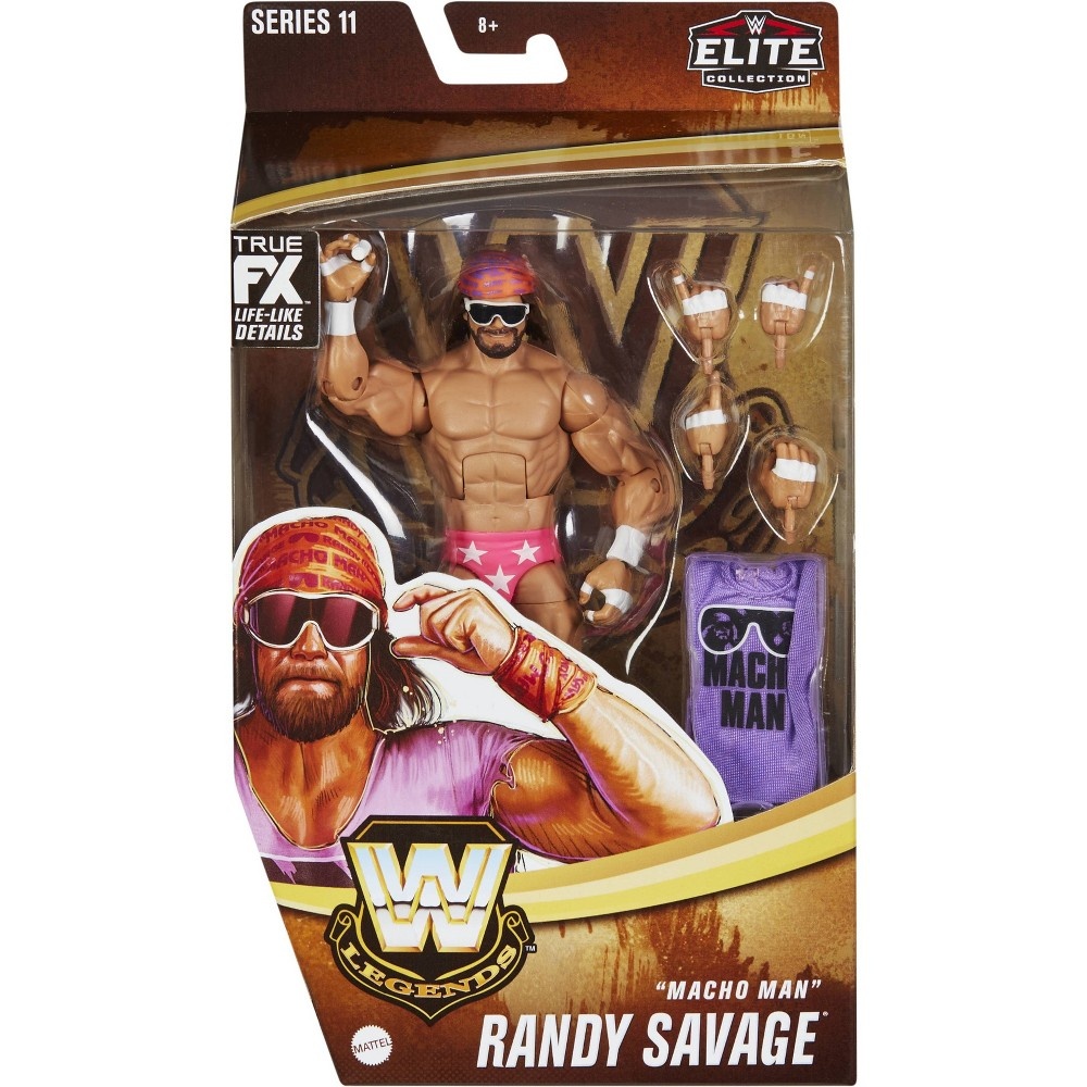 slide 6 of 6, WWE Legends Elite Collection Randy "Macho Man" Savage Action Figure, 1 ct