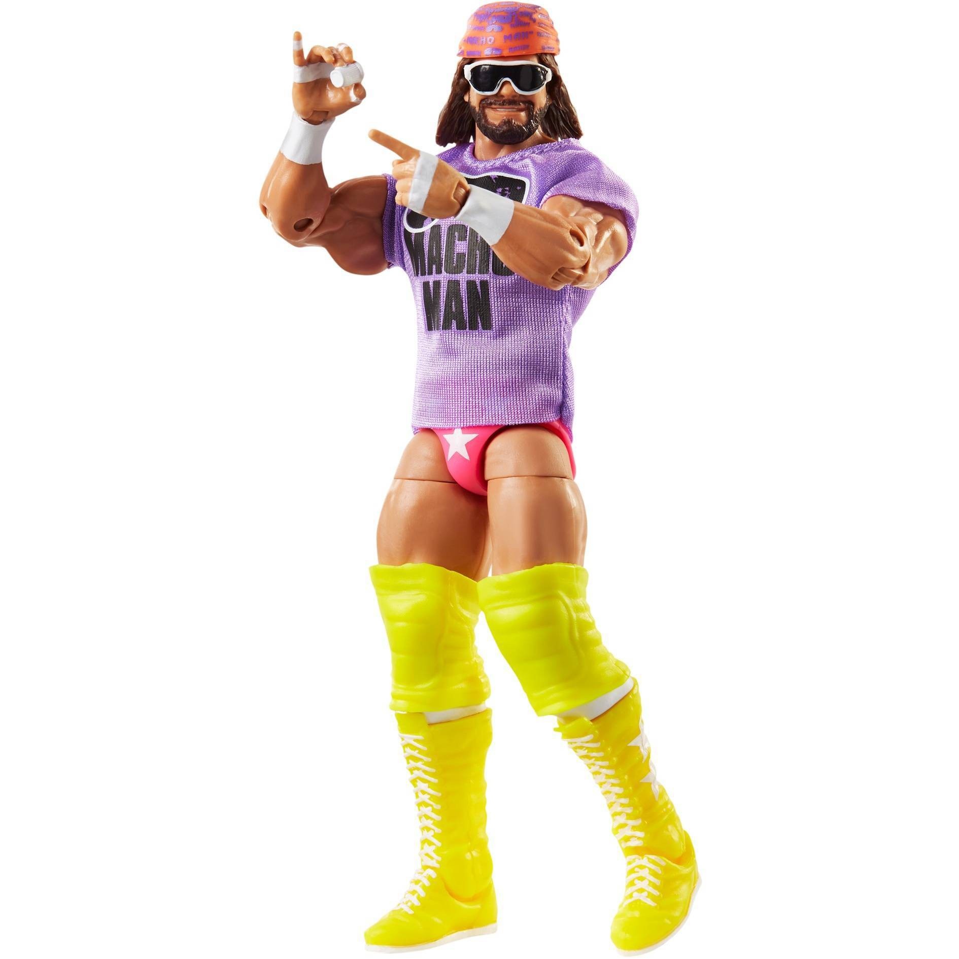 slide 1 of 6, WWE Legends Elite Collection Randy "Macho Man" Savage Action Figure, 1 ct