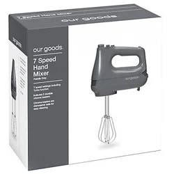 our goods Hand Mixer - Pebble Gray