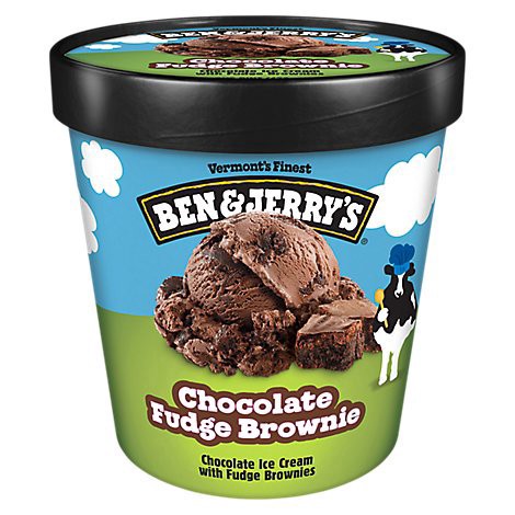 slide 1 of 1, Ben & Jerry's Chocolate Fudge Brownie Ice Cream - 16 Oz, 16 oz