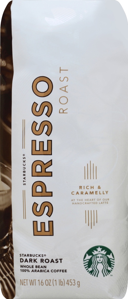 slide 2 of 4, Starbucks Expresso Dark Roast Whole Bean Coffee - 16 oz, 16 oz