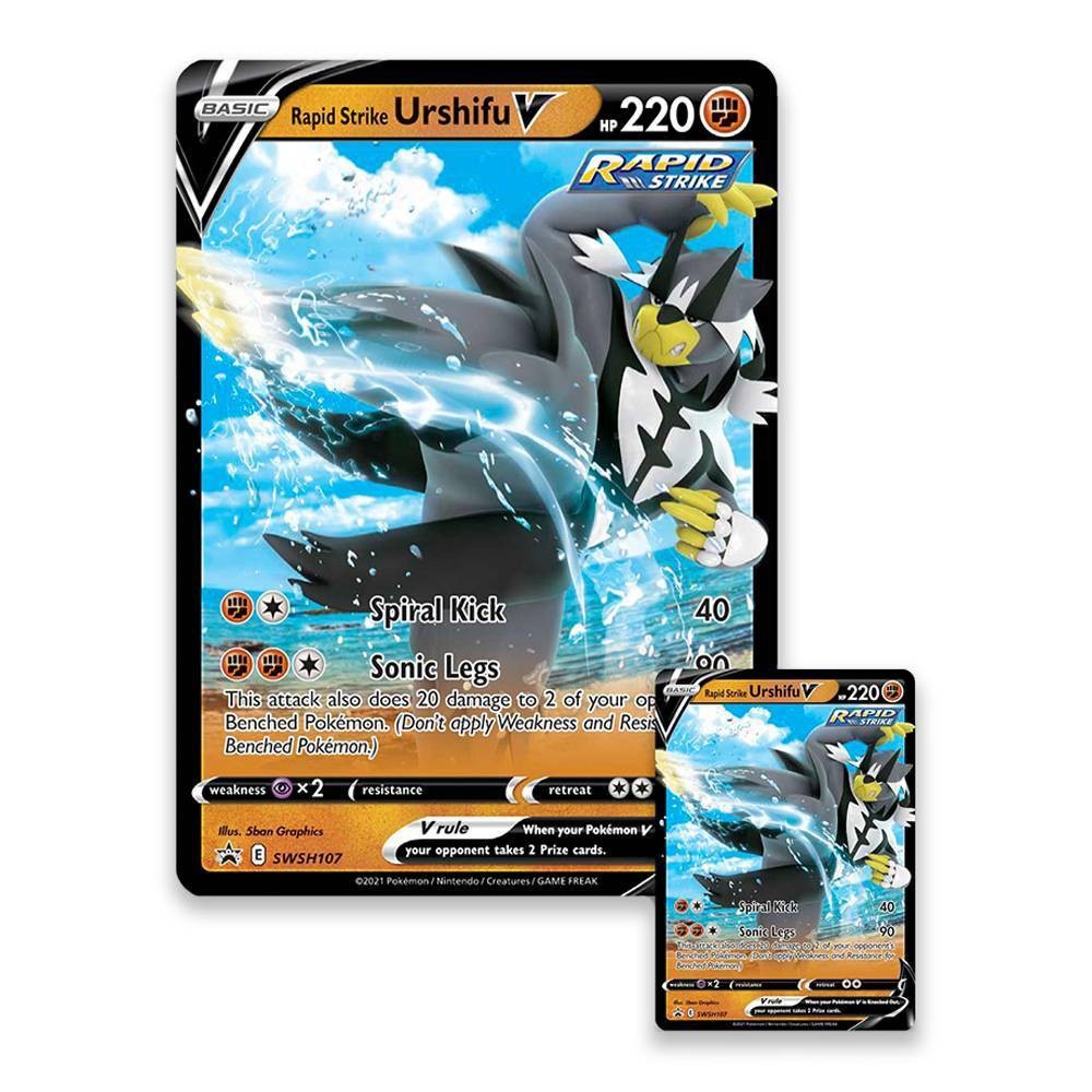 slide 3 of 5, Pokemon Trading Card Game Urshifu V Box Rapid Strike, 1 ct