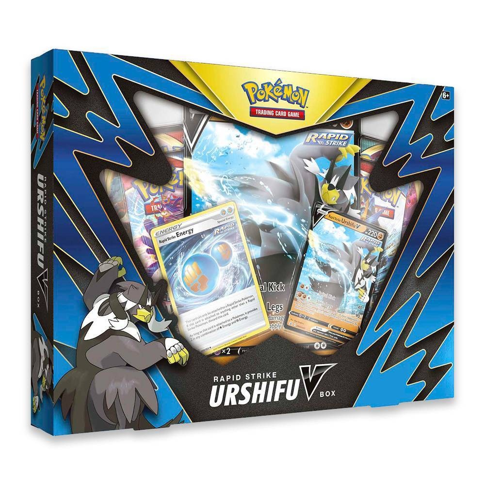 slide 1 of 5, Pokemon Trading Card Game Urshifu V Box Rapid Strike, 1 ct