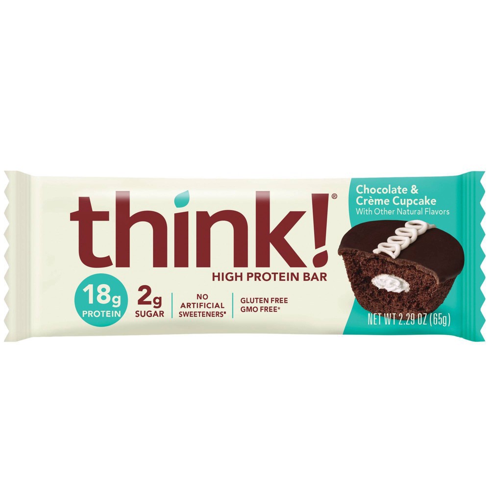 slide 3 of 3, thinkThin Think! High Protein Chocolate Cupcake - 5pk, 5 ct