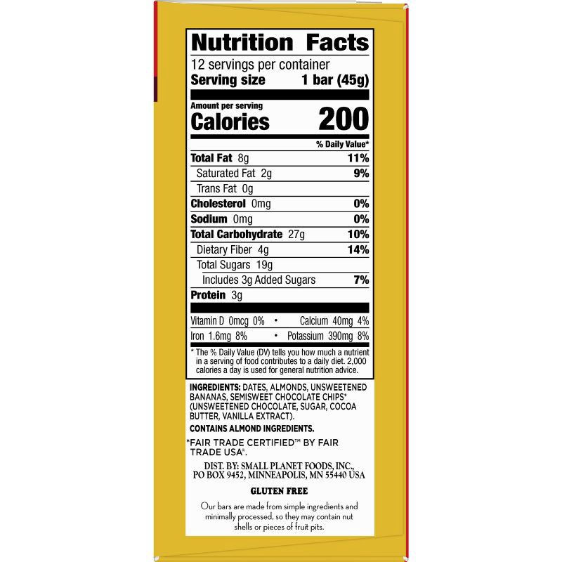 slide 6 of 7, Larabar Banana Chocolate Chip - 12ct, 12 ct