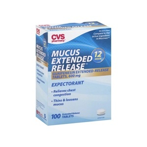 slide 1 of 1, CVS Health Mucus Extended Release 12 Hour Expectorant Tablets, 1 ct