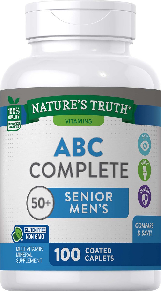 slide 2 of 6, Nature's Truth ABC Complete Senior Men's Multivitamin, 100 ct